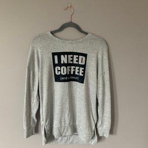 I NEED COFFEE Sleep Shirt
